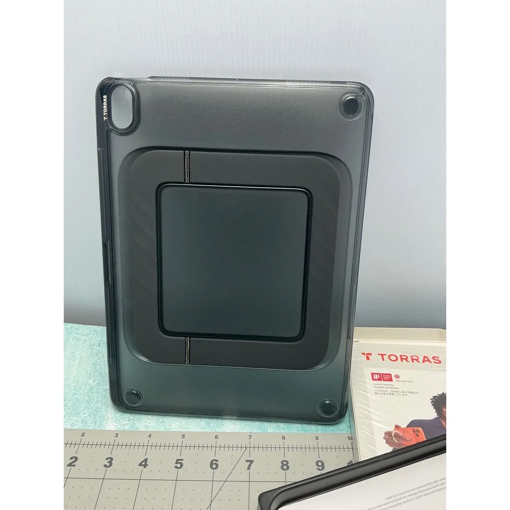 Torras iPad Air 11 inch Case with Kickstand Space Gray Frosted Slim Protective